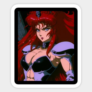 Anime girl princess 1980’s Sticker